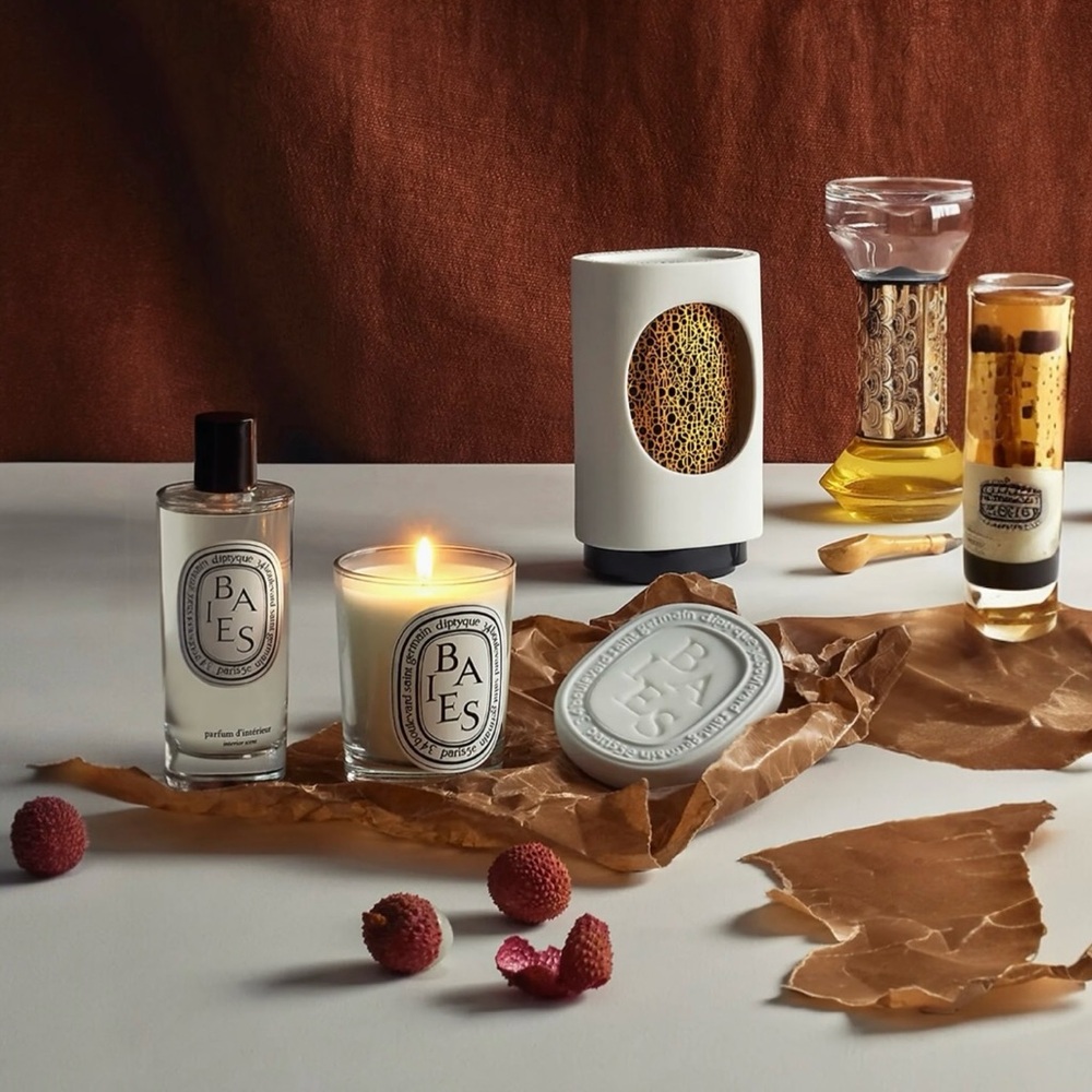 🆕💕DIPTYQUE Scented Candles Baise & Tubereuse • 2.4oz / 70g • SEALED BOX SET - Picture 7 of 9